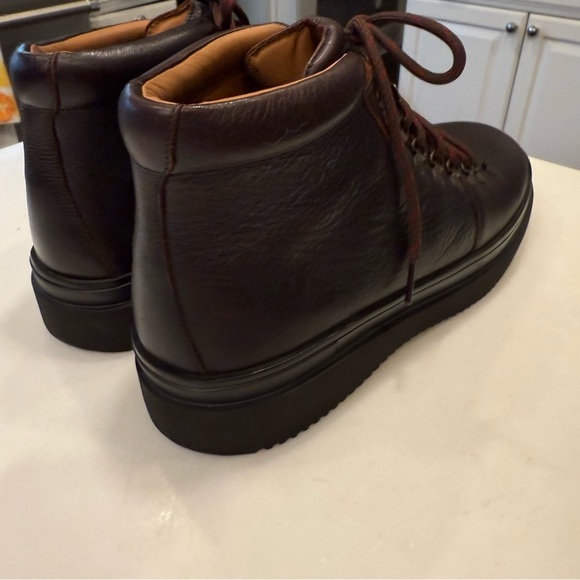 NEW Allen Edmonds NEW Men's Knox Leather Sneaker Boots Dark Brown - Size 11 D - Picture 5 of 13